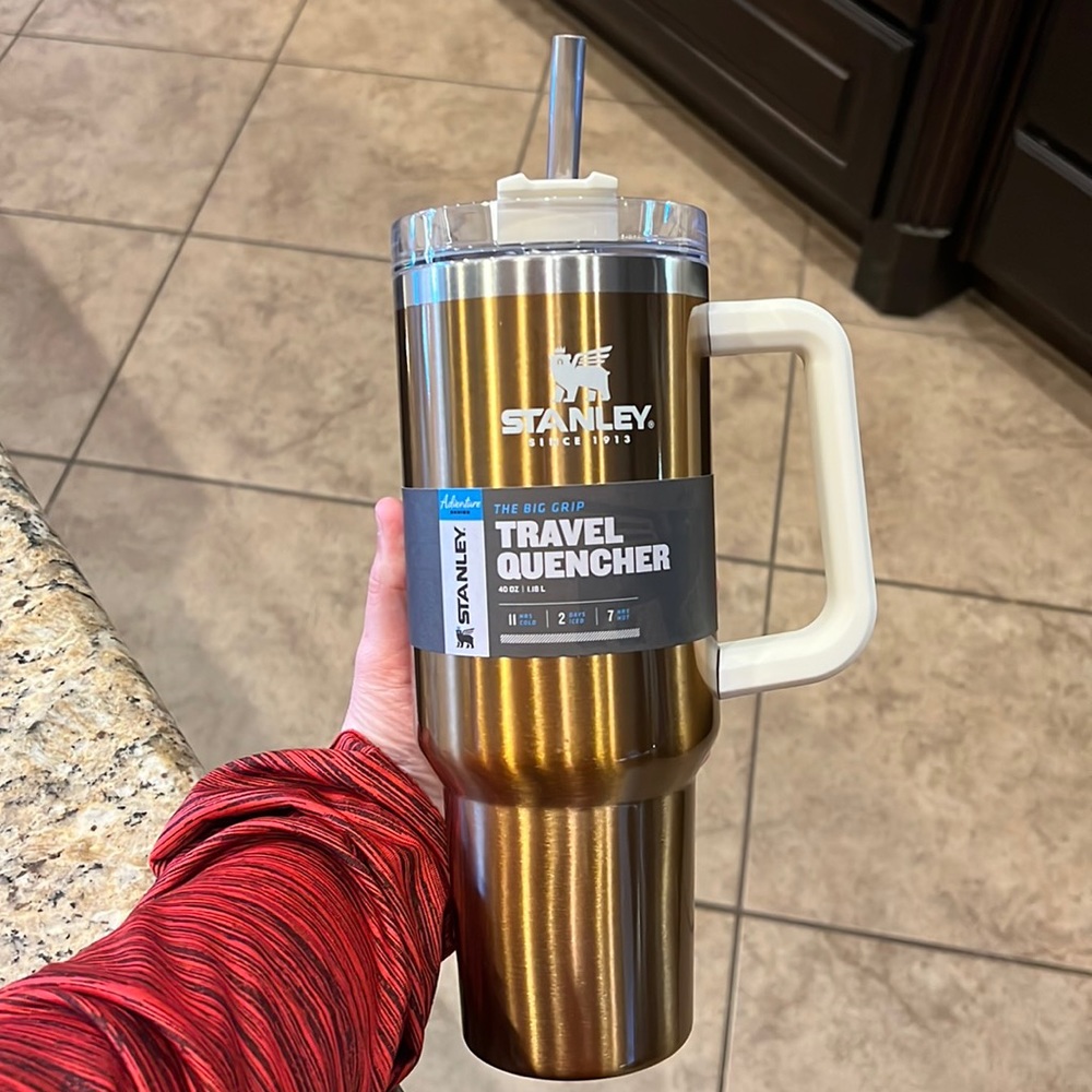 Stanley Tumbler Adventure Quencher 40 oz LE Golden Glass